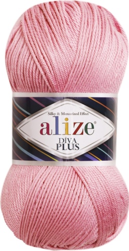 Моток Alize Diva Plus 32 светло-розовый 220 м 100 г