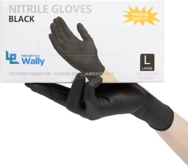Wally Plastic набор 1 L черный 100 шт