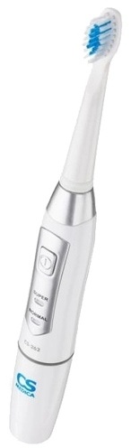 CS Medica звуковая щетка CS-262 щетина средняя белый, серебристый