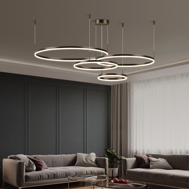 Люстра подвесная LED, кол-во ламп: 4 шт