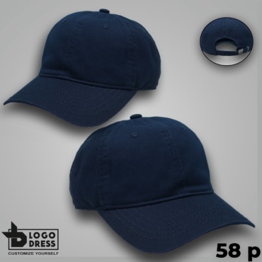 Бейсболка LogoDress размер 57, 58, 59, синий