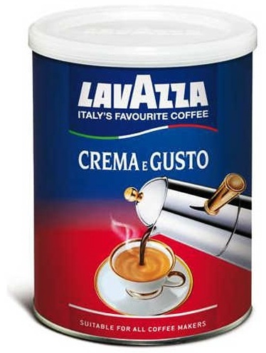 Кофе Lavazza Crema e Gusto молотый в банке 250 г