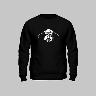 Свитшот Black and White черный