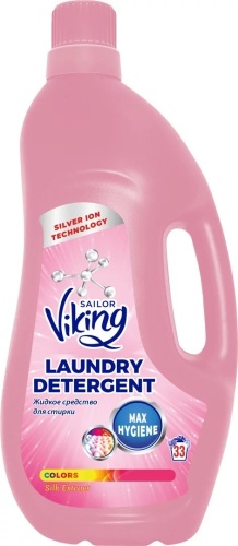 Гель для стирки с ионами серебра Sailor Viking Laundry Detergent Silk Color 2 л
