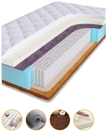 Матрас EcoSon EcoSon Premium Faico, 100x210x20 см