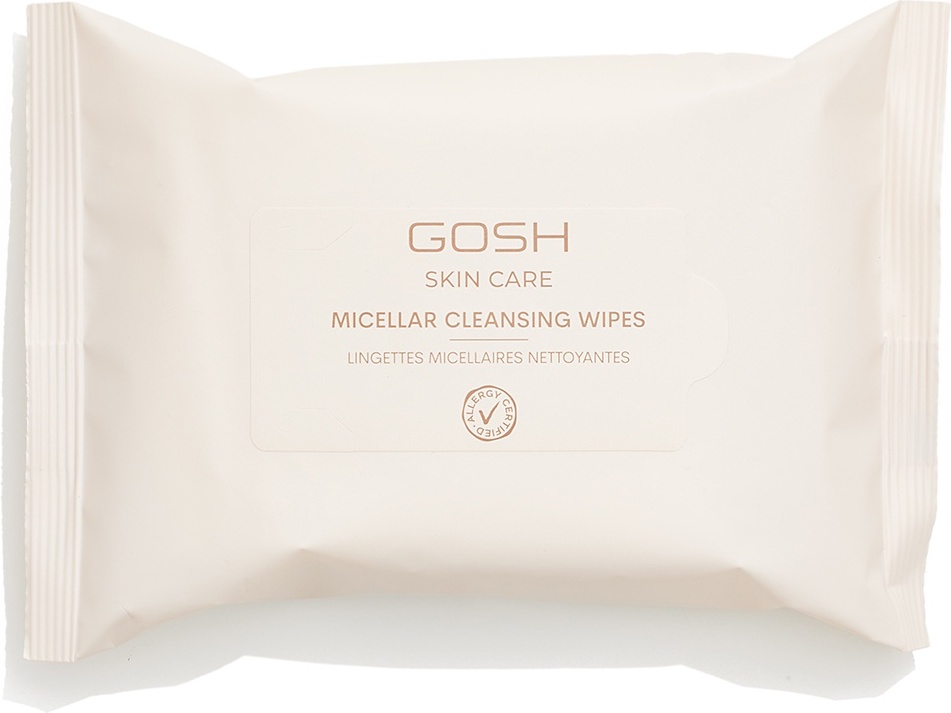 GOSH Micellar Cleansing Wipes салфетки для снятия макияжа влажные 20 шт
