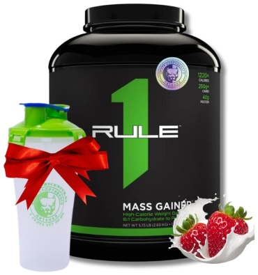 Rule 1 Mass Gainer Клубника со Сливками 2750 г