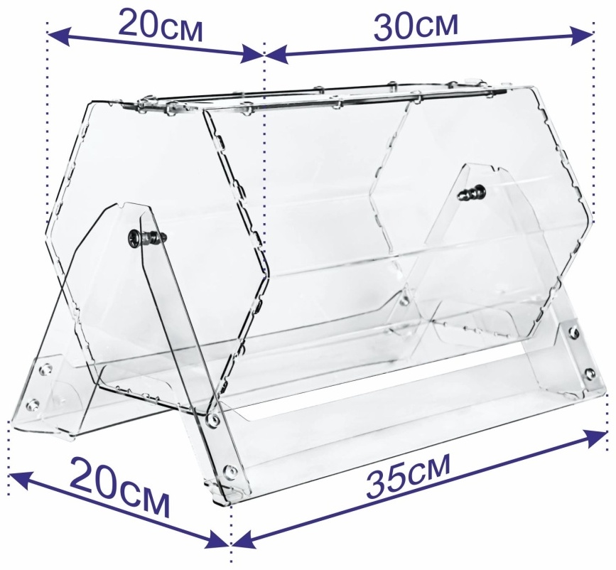 CRYSTAL BOX лототрон на силе тяжести 2030, 30x20x20 см