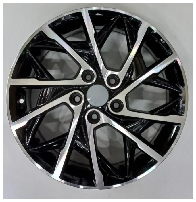 RS 1122 6.5x16/5x114.3 D67.1 ET45 черный, серебристый