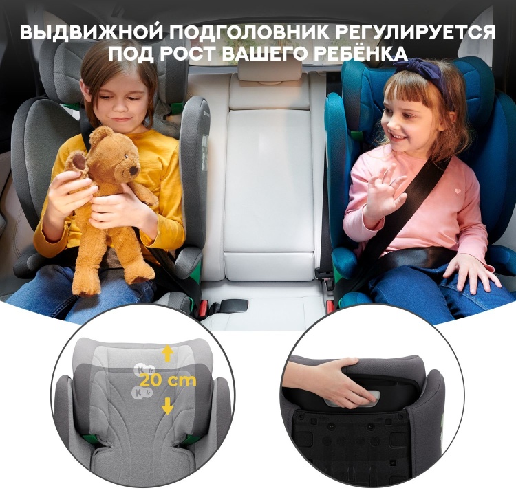 Купить Автокресло Kinderkraft Junior Fix 2 i-Size Harbor Blue в кредит ...
