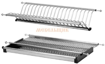Комплект фурнитуры 4797, 1 шт, сталь, темно-серый
