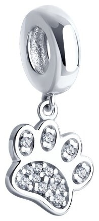 Подвеска SOKOLOV PEN-SO-925-85315903 вес 2.37 г серебро, фианит