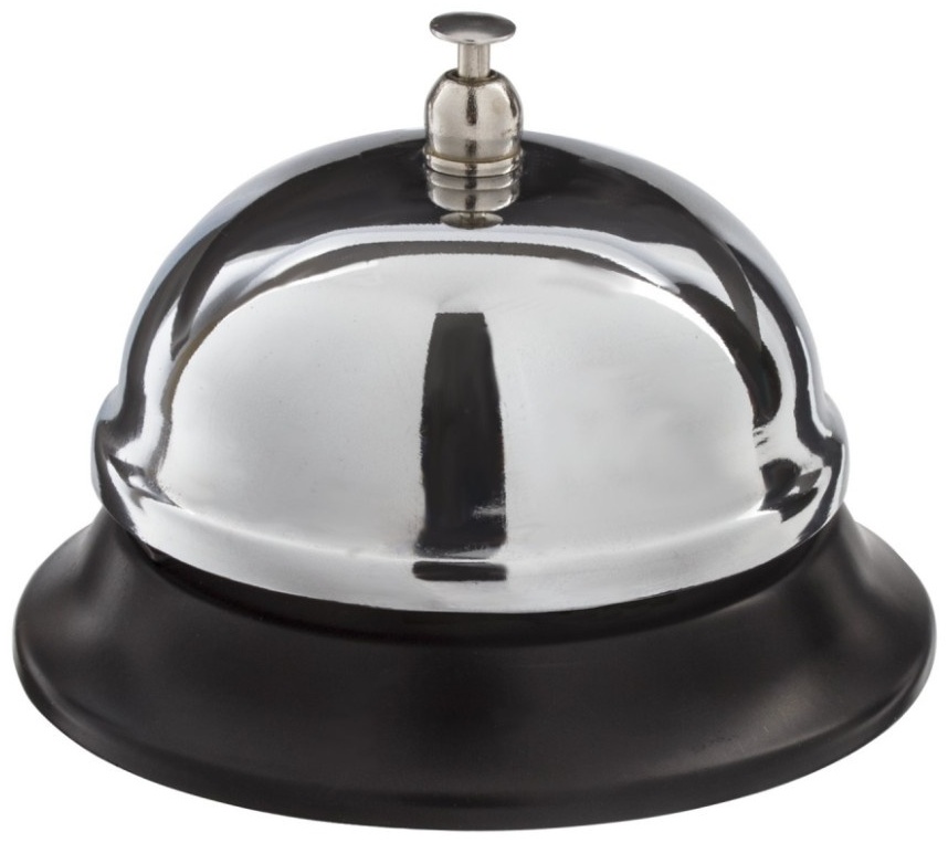 Brauberg настольный звонок Reception Bell, металл
