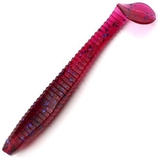 Мягкая приманка Яман Flatter Shad Grape Y-FS5-04 4 шт 127 мм