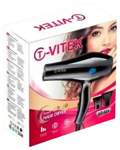 T-VITEK VT-321 фен черный