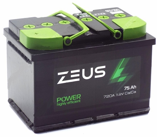 Купить Аккумулятор ZEUS СТ000007300 Power 75 Ач прямая в Алматы ...