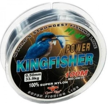 Леска Crow King монофильная KingFisher Power 0.5 мм черный