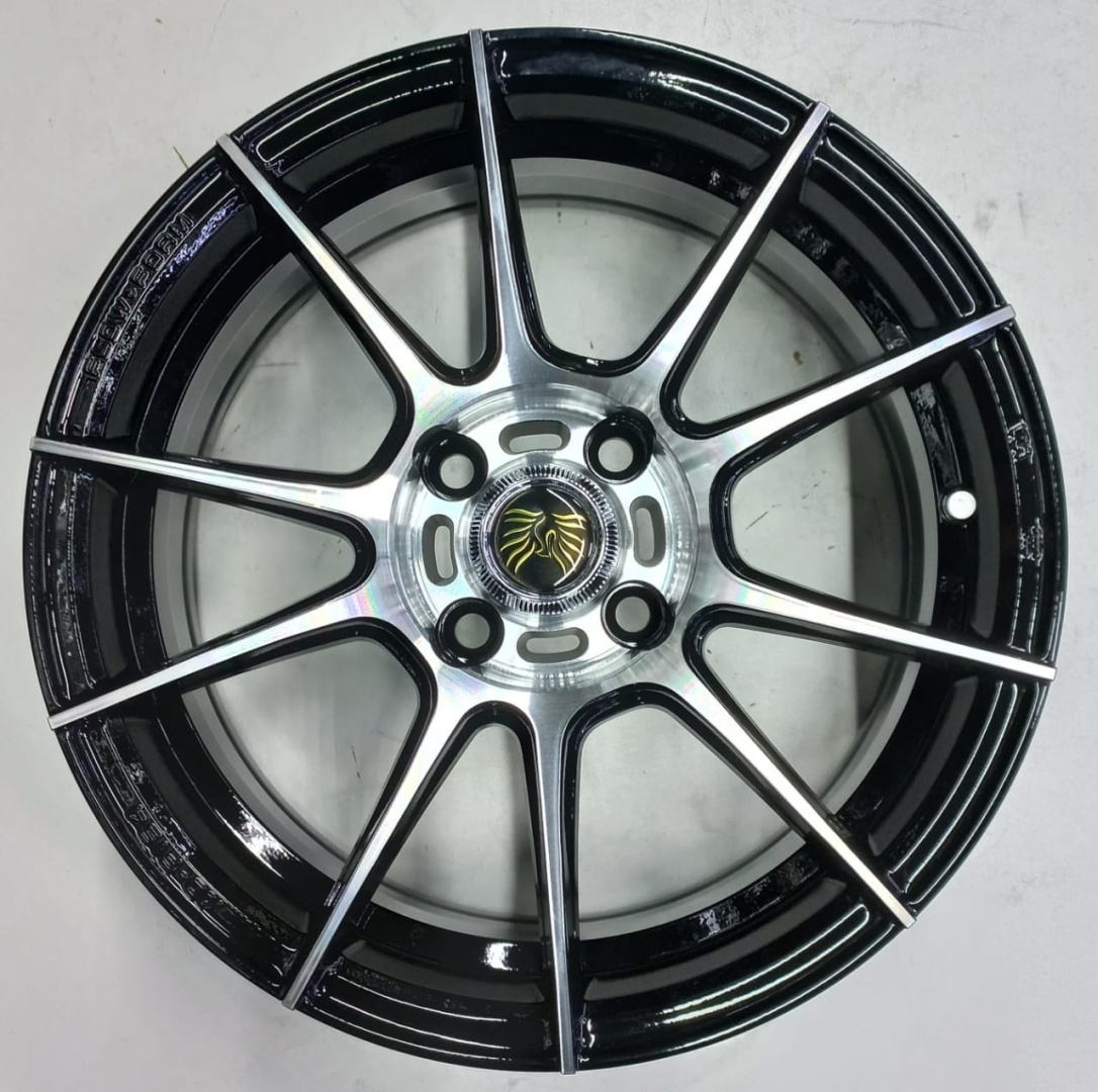 Auher 3953 6.5x15/4x100 D67.1 ET35 серебристый, черный