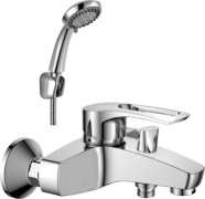 Смеситель для ванны Rossinka Silvermix T40-31, латунь, цвет хром