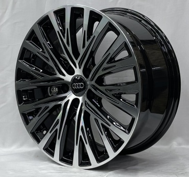 Bai Wheels 8038 8x18/5x112 D66.6 ET35 4 диска черный, серебристый