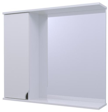 Шкаф навесной AVK Азалия, 55x17.5x70 см, белый