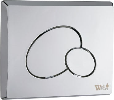 WeltWasser кнопка смыва MARBERG 410 RD CR Круглая.