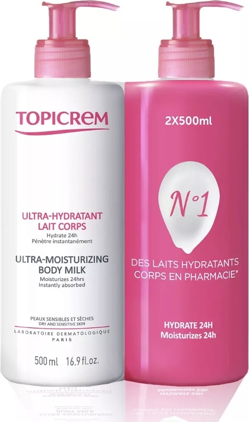 TOPICREM Ultra Hydratant Lait Corps набор по уходу за лицом для женщин