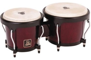 Latin Percussion бонго бордовый LPA601