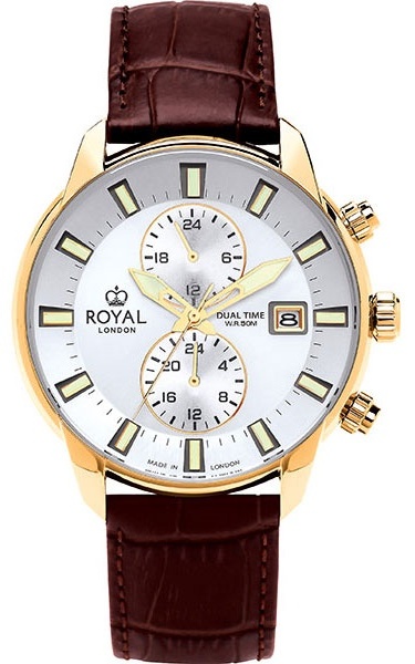 Кварцевые Royal London 41395-03 нержавеющая сталь