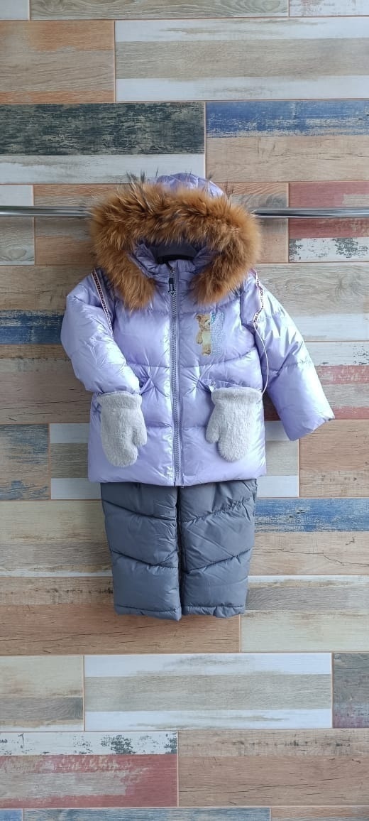 Комплект с комбинезоном Lebo Junior сиреневый