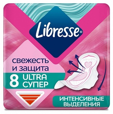 Libresse прокладки Ultra Супер 8 шт