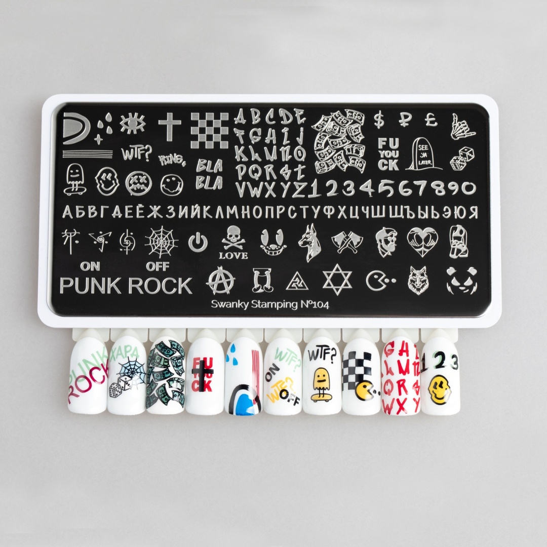Swanky Stamping Пластина для стемпинга 104