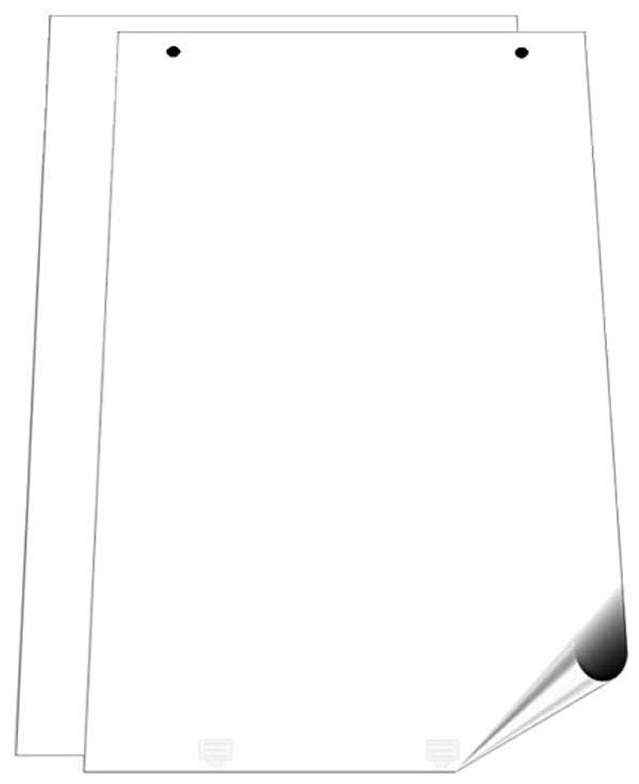 Бумага для флипчартов 60x90 см, 20 л, 80