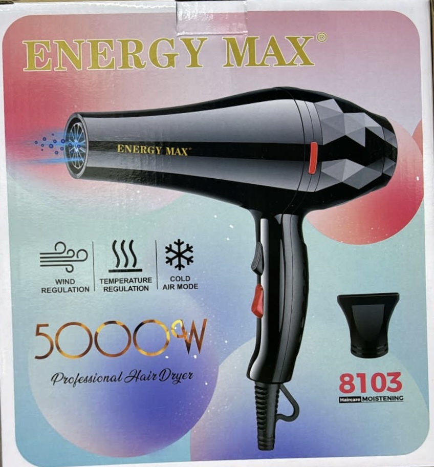 Energy Max 8103 фен черный