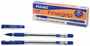 Ручка шариковая Piano Finegrip PT-111 10 шт, 0.5 мм, цвет чернил синий