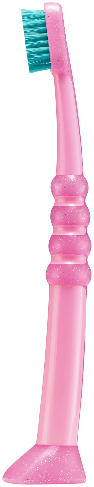 CURAPROX Детская зубная щетка Curaprox c гуммированной ручкой серия Baby Pink Green зубная щетка мягкая 1 шт