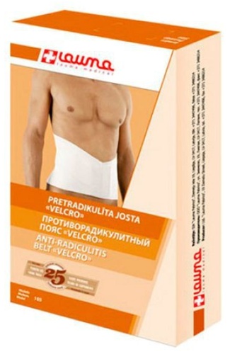 Lauma Medical 105 бандаж на пояснично-крестцовый отдел размер M белый