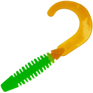 Мягкая приманка Helios Din Lime & Orange HS-33-020-N 5 шт