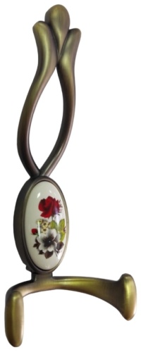 EVT крючок Цветок 946 1 шт, латунь