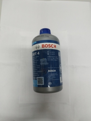 Тормозная жидкость гликолевая Bosch DOT 4 0.5 л