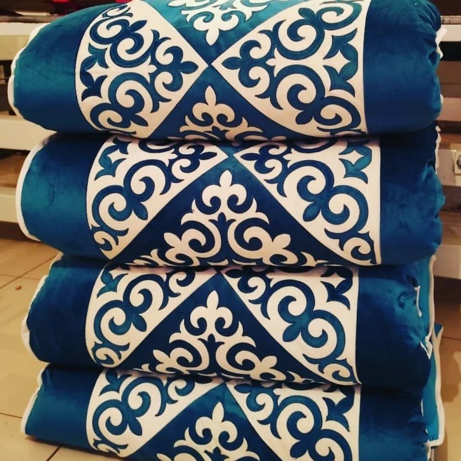 Qazaq корпе 220x80 см, вата, синий