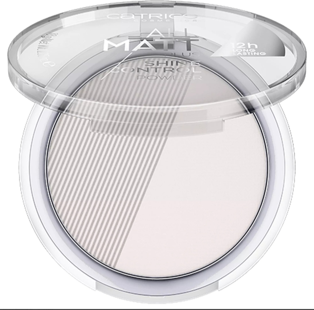 Пудра Catrice Пудра компактная для лица All Matt Plus Shine Control Powder т.001 10 г сухая 001 прозрачный