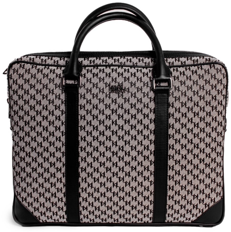 Портфель Karl Lagerfeld полиэстер черный, серый
