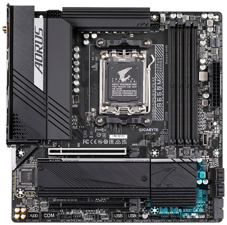 Материнская плата GIGABYTE B650M AORUS ELITE AX