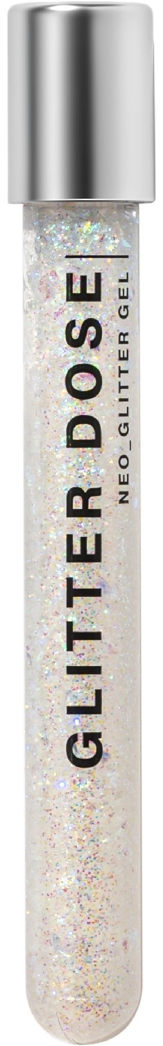 Influence глиттер гелевые Glitter Dose 01 белый