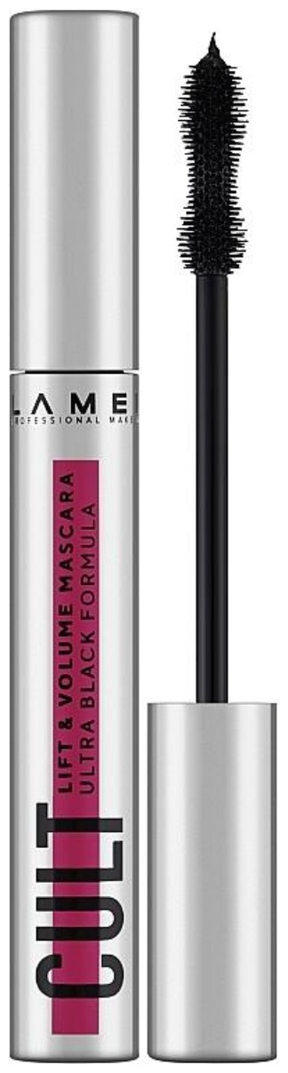 Тушь для ресниц Lamel Professional Cult lift & volume для объема, подкручивающая черный