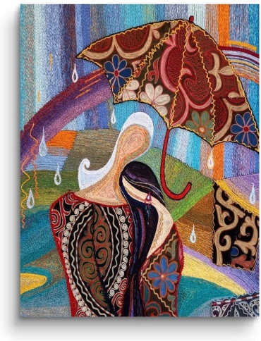 Mode Bild репродукция Жаңбыр 65x90 см