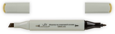 Маркер Vista-Artista 4680269626010, 1 шт, 7 мм, желтый