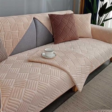 Makhome дивандек для дивана 648930 бежевый 90x300 см