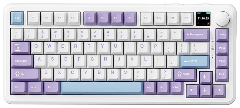Клавиатура Ajazz AK820 Max фиолетовый